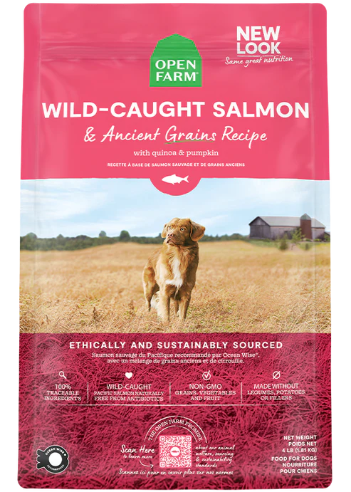 Open Farm Wild-Caught Salmon & Ancient Grains Dry Dog Food