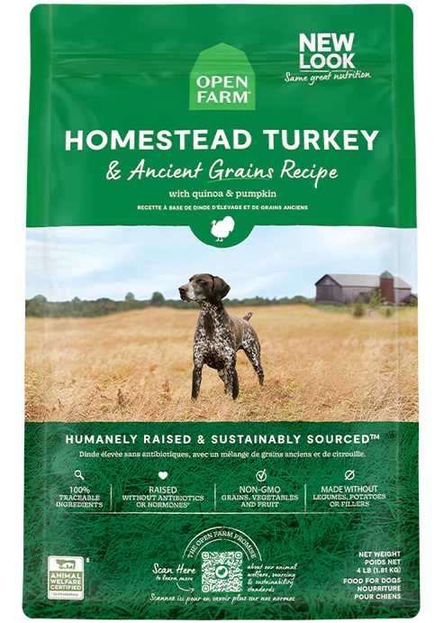 Open Farm Homestead Turkey & Ancient Grains Dry Dog Food