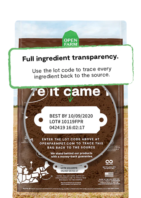 Open Farm Pasture-Raised Lamb & Ancient Grains Dry Dog Food