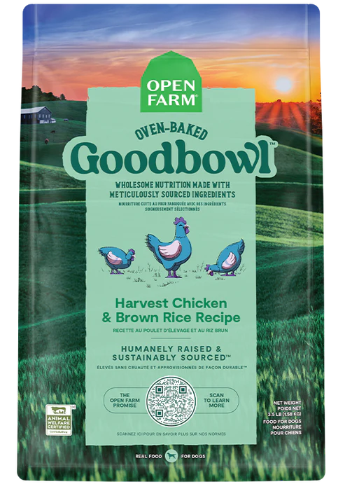 Open Farm Goodbowl™ Harvest Chicken & Brown Rice Recipe for Dogs