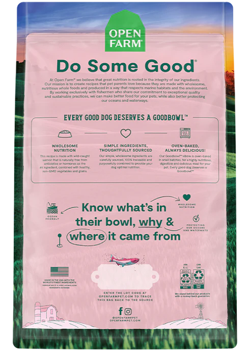 Open Farm Goodbowl™ Wild-Caught Salmon & Brown Rice Recipe for Dogs