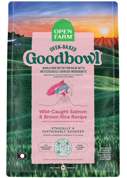 Open Farm Goodbowl™ Wild-Caught Salmon & Brown Rice Recipe for Dogs