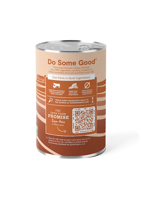 Open Farm Chicken & Grass-Fed Beef Pâté for Dogs