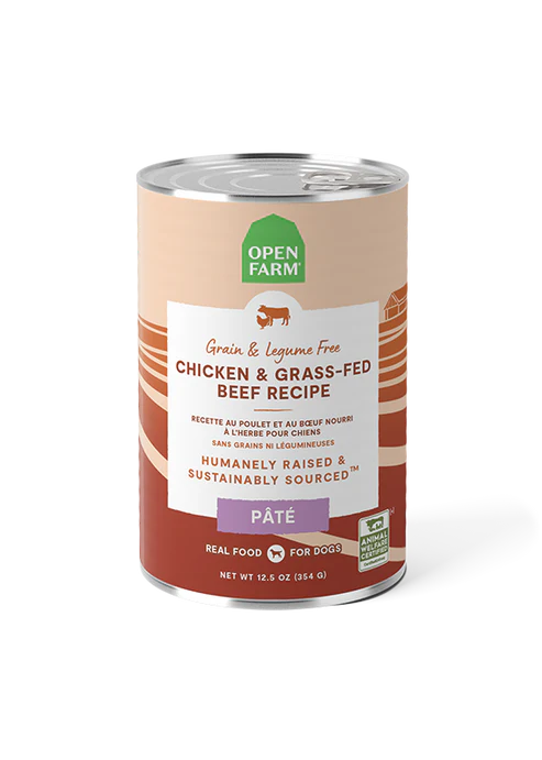 Open Farm Chicken & Grass-Fed Beef Pâté for Dogs