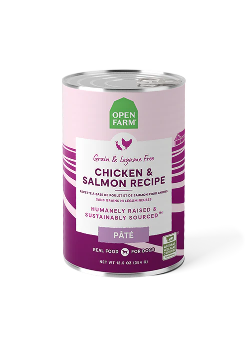 Open Farm Chicken & Salmon Pâté for Dogs