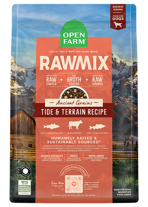 Open Farm Tide & Terrain Ancient Grains Rawmix for Dogs