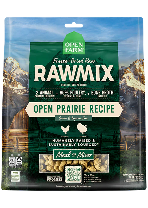 Open Farm RawMix Open Prairie Freeze Dried Raw Recipe