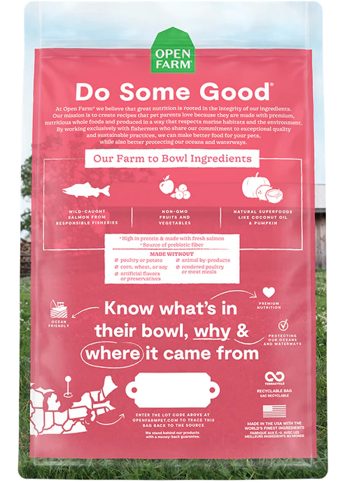 Open Farm Wild-Caught Salmon Dry Cat Food