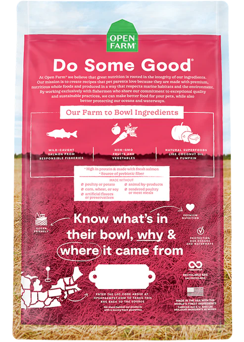 Open Farm Wild-Caught Salmon Grain-Free Dry Dog Food