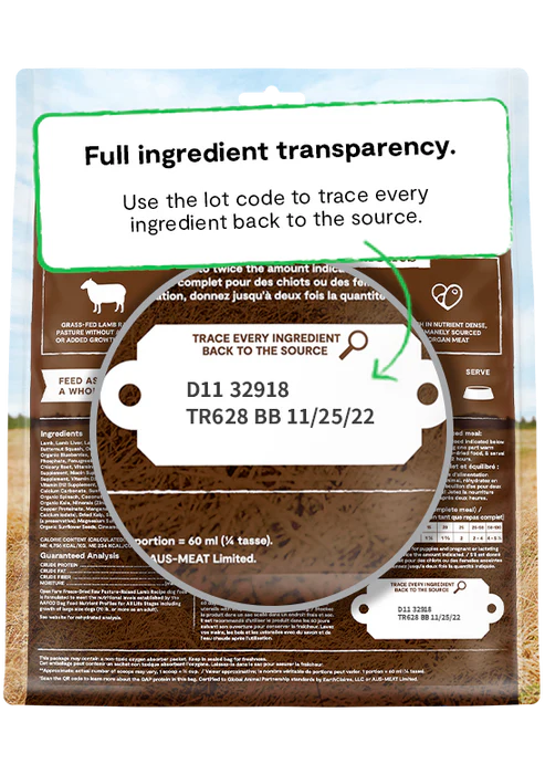 Open Farm Pasture-raised Lamb Freeze Dried Raw Dog Food