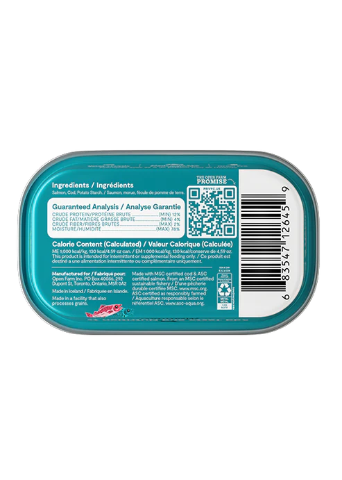 Open Farm Salmon & Cod Topper for Dogs
