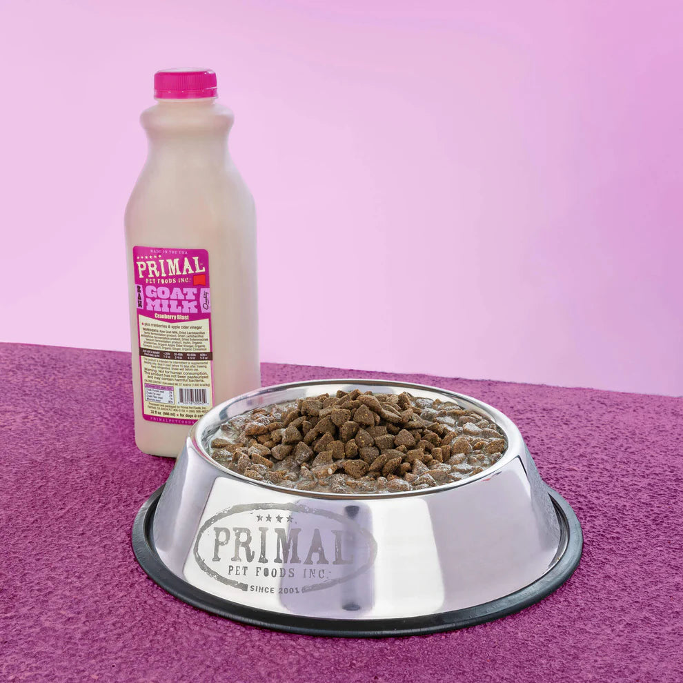 Primal Raw Goat Milk - Cranberry Blast for Cats & Dogs