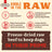 Kibble in the Raw Dog Food Beef Recipe