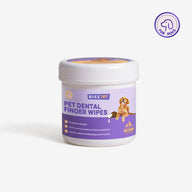 HICC Pet® Pet Dental Finger Wipes For Dogs, Unscented, 50 Pcs
