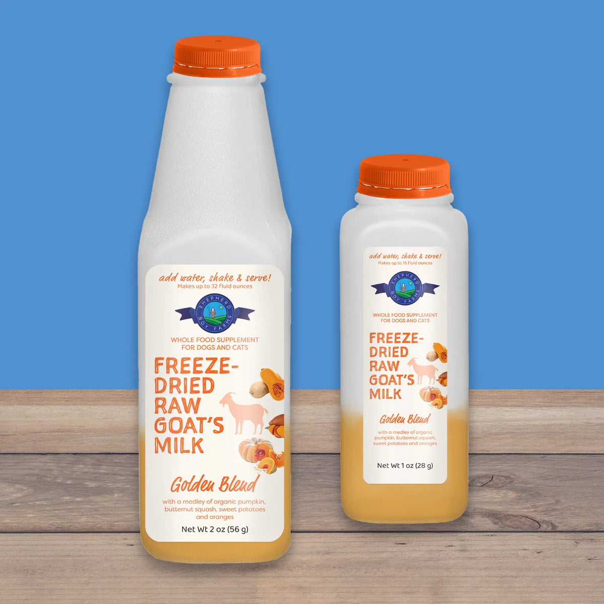 Raw Freeze Dried Goat Milk -  Golden Blend