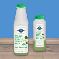 Raw Freeze Dried Goat Milk - Super Greens Blend
