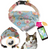 Necoichi Bandana Cat Collar with Air Tag Pocket, One Size