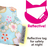 Necoichi Bandana Cat Collar with Air Tag Pocket, One Size