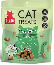 Plato Cat Treats Air Dried Chicken Catnip