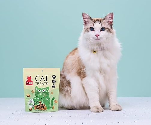 Plato Cat Treats Air Dried Chicken Catnip