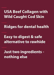 Icelandic + Collagen Dental Wrapped 8"