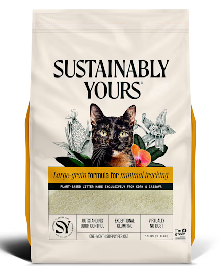 Sustainably Yours Cat Litter Large-grain Formula