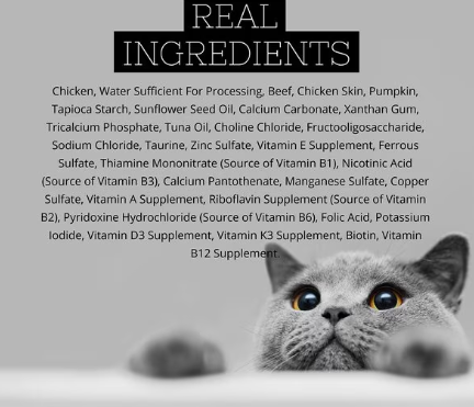 Fussie Cat Super Premium Chicken & Beef Formula in Pumpkin Soup Grain-Free Canned Cat Food, 2.8-oz