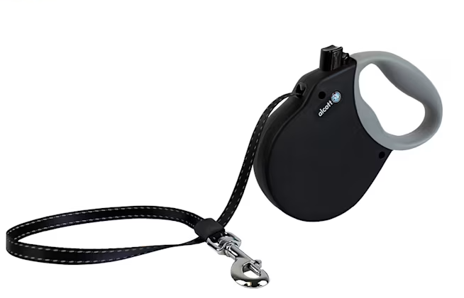Alcott Retractable Dog Leash - Black Adventure