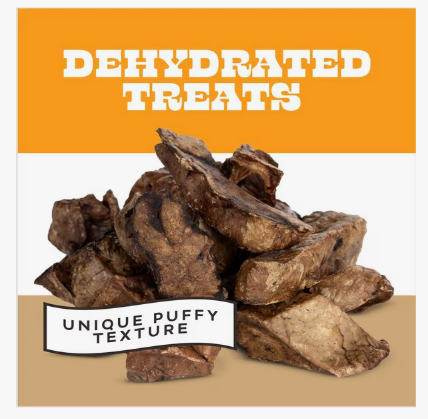 Primal Let's All Get A Lung Beef Flavored Crunchy Dog Treats