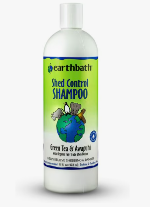 Earthbath Shed Control Green Tea & Awapuhi Dog & Cat Shampoo, 16-fl oz bottle