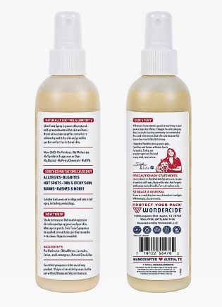 Wondercide Skin Tonic Itch + Allergy Relief with Essential Oils Dog & Cat Spray, 8-fl oz bottle