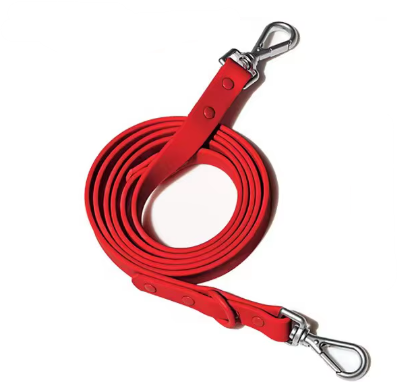 Red Biothane Dog Leash