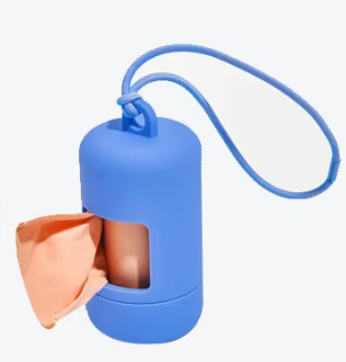 Blue Poop Bag Holder