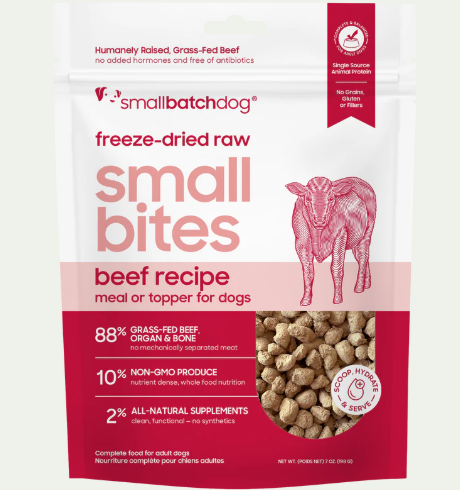 Smallbatch Beef Small Bites - Freeze Dried