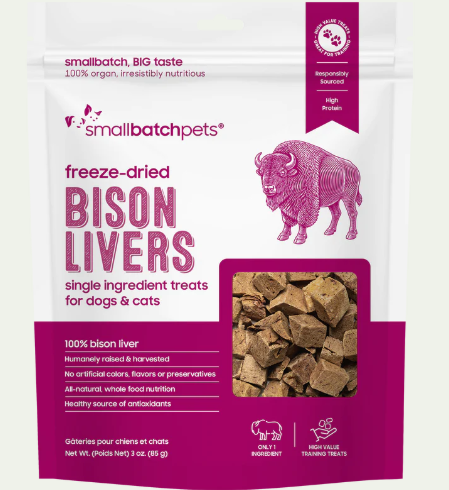 Bison Livers - Freeze Dried