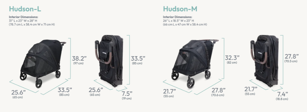 Hudson FLATFOLD Pet Stroller
