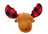 Holiday Tall Tails Red Antler Moose 2-in-1 Fetch Ball Dog Toy