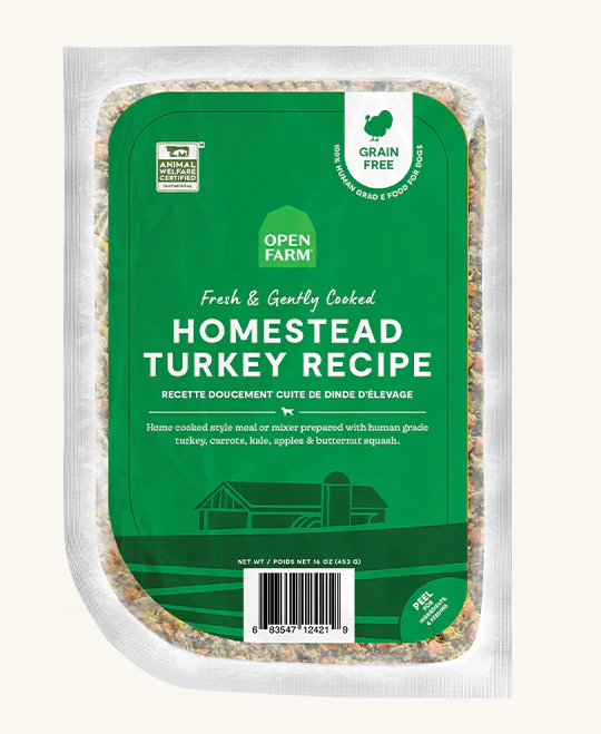 Open Farm Homestead Turkey Gently Cooked Recipe