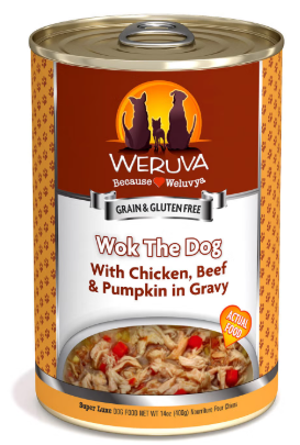 Wok The Dog with Chicken, Beef & Pumpkin in Gravy
