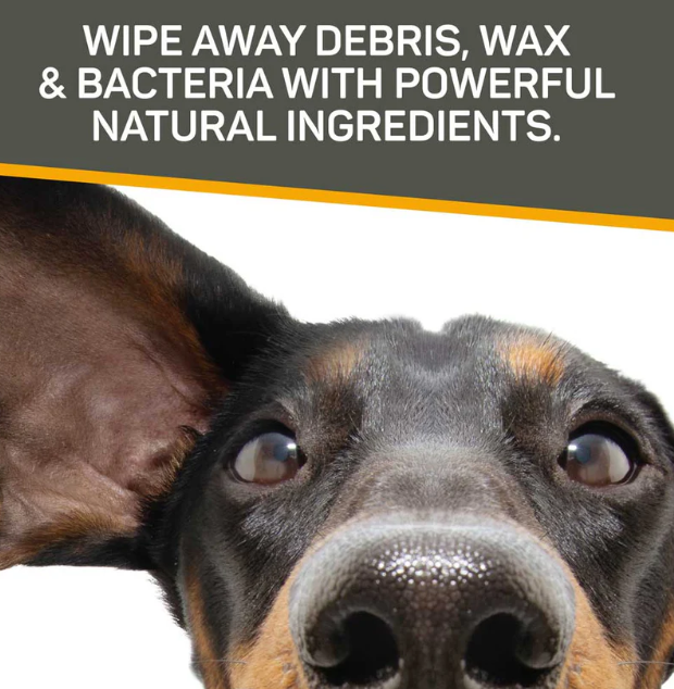 Rapid Ear Care Vet Strength Pet Wipes for Dogs and Cats