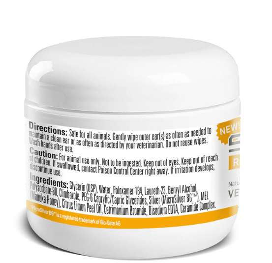 Rapid Ear Care Vet Strength Pet Wipes for Dogs and Cats