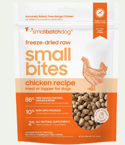 Smallbatch Chicken Small Bites - Freeze Dried
