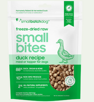 Smallbatch Duck Small Bites - Freeze Dried