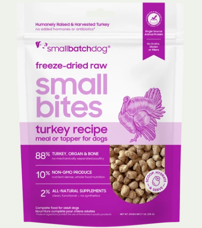 Smallbatch Small Bites Turkey - Freeze Dried