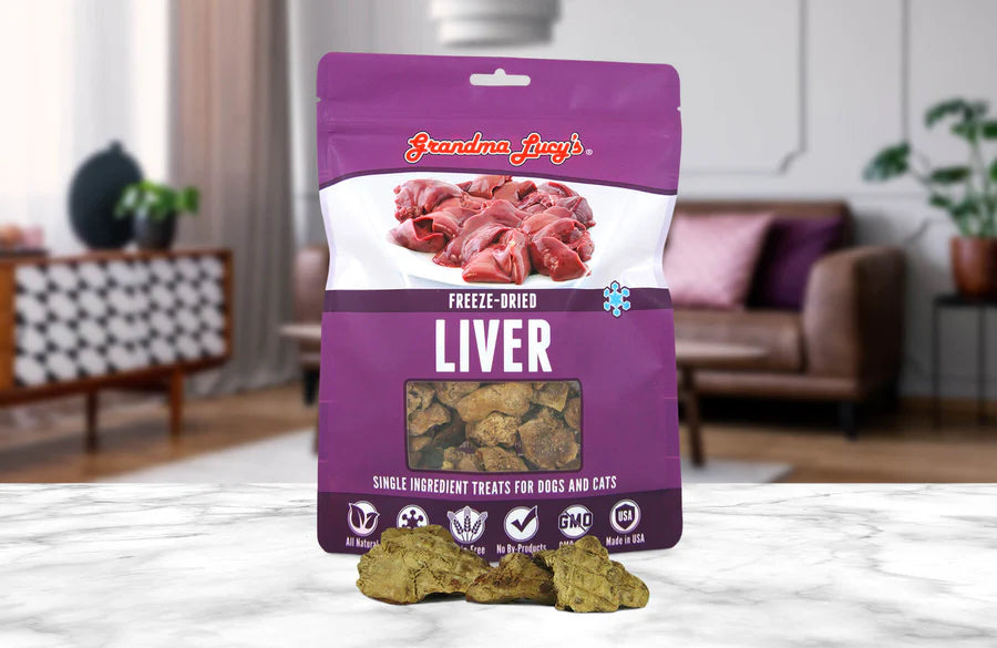 Grandma Lucy's Freeze-Dried Singles Liver Dog & Cat Treats