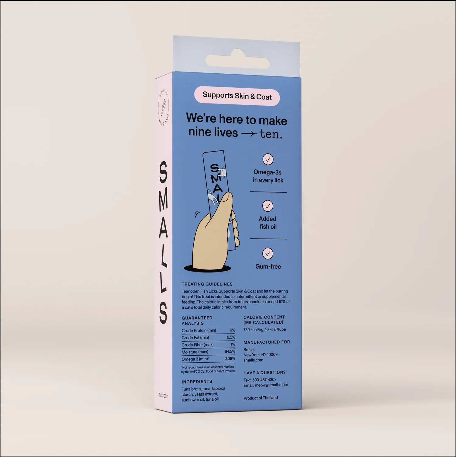 Smalls Lickable Treat for Cats - Tuna 8 Pack