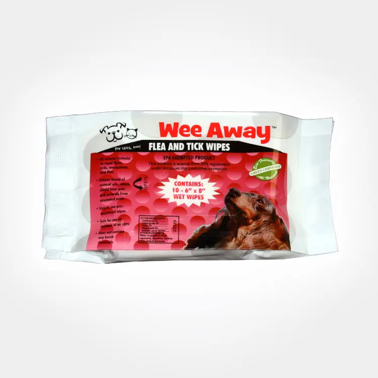 WEE AWAY Flea &amp; Tick Wipes