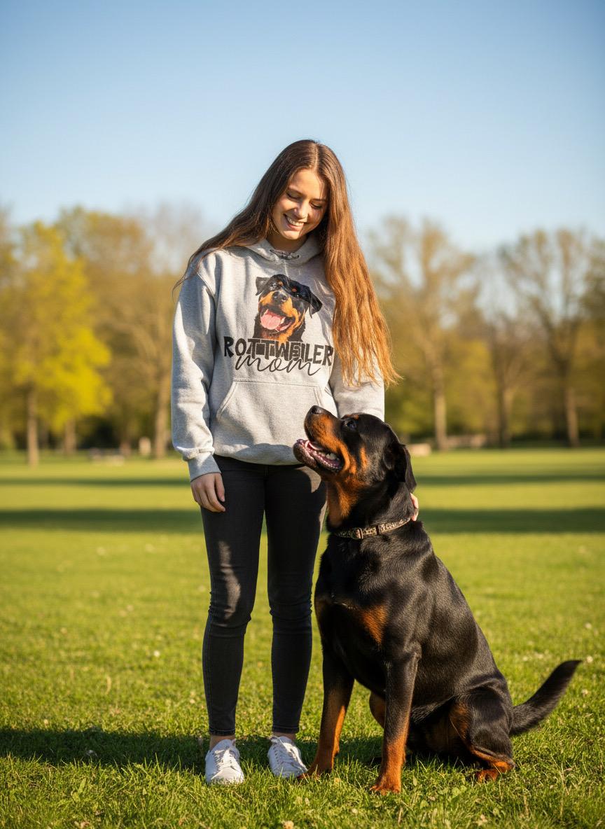 Rottweiler Mom Hoodie