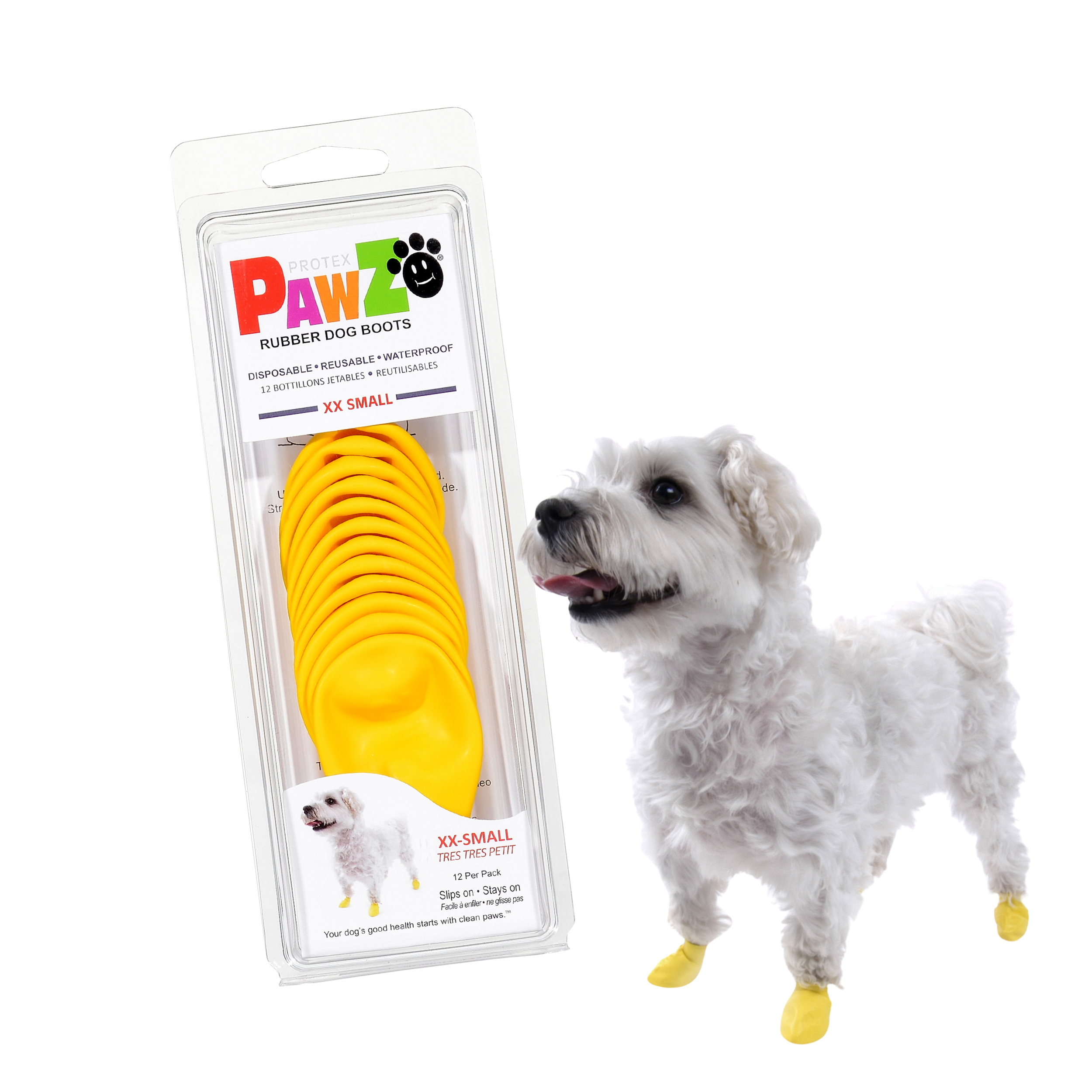 PawZ Rubber Dog Boots, 12 Boots