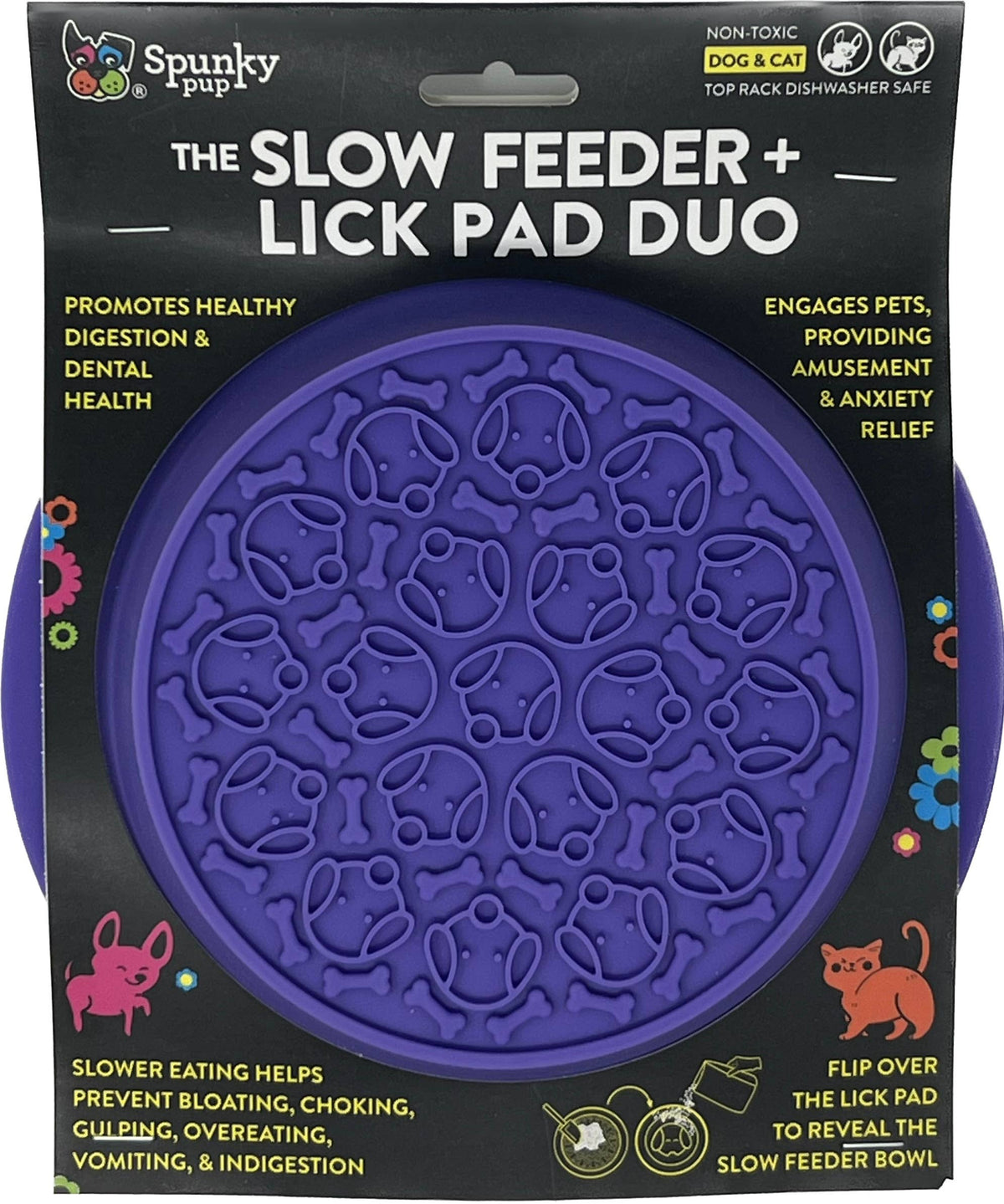 Lick Pad + Slow Feeder DUO, Bowl